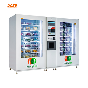 Seitlicher Abholbereich: Super Großer Frischwarenautomat mit Zwei Produktfächern zum Verkauf von Gemüse und Obst - Product Image 2