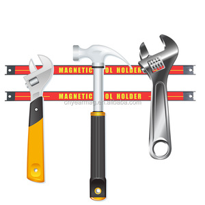 <span class=keywords><strong>Barre</strong></span> de stockage d'outils magnétiques à montage mural robuste de 18 pouces assemblée avec aimant de terres rares pour usage industriel - Product Image 1