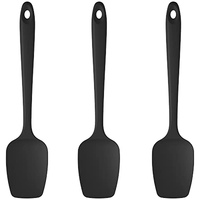Ensemble de 3 spatules en silicone 315 résistantes à la chaleur, sans BPA, spatule flexible en caoutchouc, lavable au lave-vaisselle, pour la cuisine et le mélange