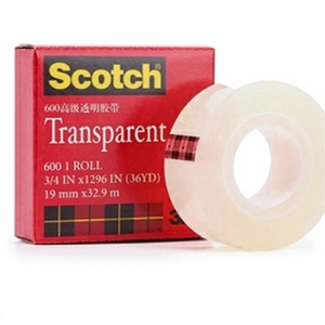 Ruban de masquage <span class=keywords><strong>transparent</strong></span> en acrylique <span class=keywords><strong>3M</strong></span> <span class=keywords><strong>Scotch</strong></span> 600, sensible à la pression, 19 mm x 33 m, 3/4 pouce de large - Product Image 5