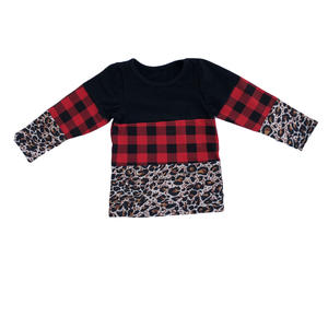 ベビー服ヒョウママと私マッチングシャツチェック柄スリーブ女の子のための冬のシャツ - Product Image 5