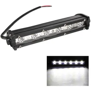 2024 tendances 4x4 hors route 4WD SUV micros accessoires ultra mince LED barre lumineuse de travail 6 pièces * 3W 18W simple rangée DRL antibrouillard