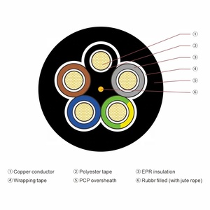 Câble d'alimentation flexible FG16OR16 3*10 mm² avec isolation EPR EPDM et <span class=keywords><strong>gaine</strong></span> en caoutchouc PVC - Product Image 5