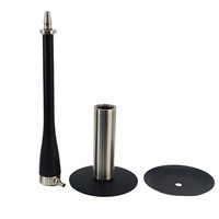 Chicha en forme de balle de baseball en alliage d'aluminium avec manche en bois, fournie directement par l'usine