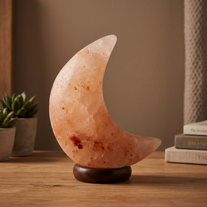 Lámpara de Luna de Sal Rosa Hecha a Mano, Pines de Esmalte Tallados Naturalmente de Alta Calidad, Venta al por Mayor de la Mejor Calidad desde Pakistán, Estilo Amoroso - Product Image 1