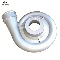 Boîtier de compresseur de turbocompresseur en alliage d'aluminium/acier moulé sur mesure pour les machines automobiles/de construction