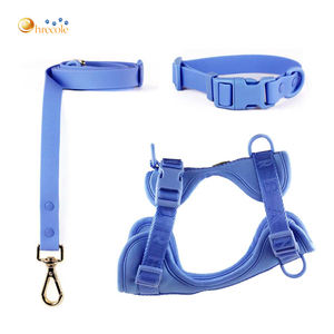 Arnés para Perro en Forma de Y de Lujo Simple, Bordado Personalizado, Cómodo, Ajustable, con Bufanda de Piel, Arnés para Perro Personalizado y Moderno - Product Image 3