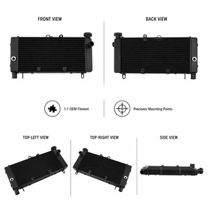 Radiador de Alto Rendimiento para Motocicleta Honda CB600F Hornet 1998-2006, Sistema de Refrigeración por Agua de Aluminio, Reemplazo OEM - Product Image 2