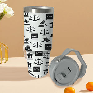 Niche géométrique Art Designer UV Hot Stamped Mug, 30oz, bouteille d'eau de luxe en acier inoxydable, expédition directe depuis l'entrepôt américain - Product Image 3