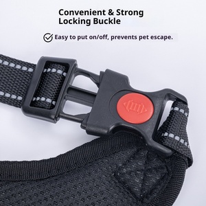 Arnés Táctico <span class=keywords><strong>para</strong></span> Mascotas con Hebilla <span class=keywords><strong>de</strong></span> Metal Resistente Ajustable con Logotipo Personalizado, Conjunto <span class=keywords><strong>de</strong></span> Transportín <span class=keywords><strong>para</strong></span> <span class=keywords><strong>Perros</strong></span> con Forro <span class=keywords><strong>de</strong></span> Malla Transpirable y Cojín <span class=keywords><strong>de</strong></span> Aire - Product Image 3