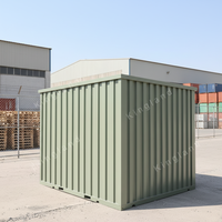 Abri moderne à faible coût de 10 pieds, imperméable, portable, pour l'extérieur, garage de stockage personnel, conteneur pliable, maison en kit