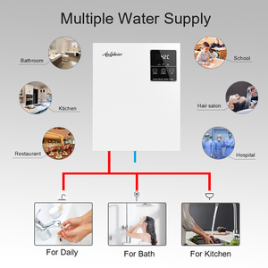 220v-240v 5-13kw Electric <b>Shower</b> Heater Stainless Steel Material Whole House Instant Use LED Digital Screen - Product Image 6