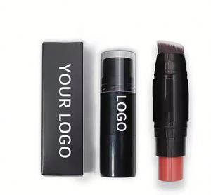 Ulikeke - Barra de Rubor de 7 Colores de Marca Privada, Rubor Cremoso Vegano a Prueba de Agua, Barra de Rubor de Doble Cara con Brocha - Product Image 1