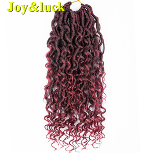 Bán Sỉ Bím Tóc Đan Móc Với Đầu Tóc Xoăn Nối Tóc Bện Bện Bện Bện Tóc Giả Nữ Thần Sông Mềm - Product Image 5