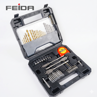 Kit de 70/101 embouts de perceuse et tournevis multifonctions HSS pour outils électriques