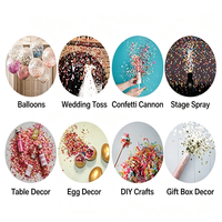 Confettis ronds multicolores en gros, confettis de table, saupoudrages pour la décoration de fêtes d'anniversaire, de mariages et de festivals