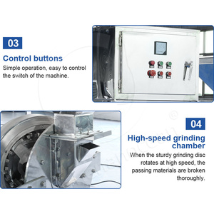 OCEAN 全套香料海盐糖碎姜黄粉研磨机带除尘器 - Product Image 4