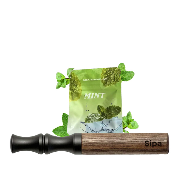 Sipa Smoke-free Disposable Breathing Stick Vaporizer with No Steam No Nicotine Featuring a Cotton-core Design Help You Quit for