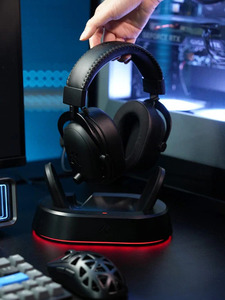 <span class=keywords><strong>Casque</strong></span> de jeu <span class=keywords><strong>sans</strong></span> <span class=keywords><strong>fil</strong></span> MCHOSE V9 Turbo 7.1 Surround avec station de charge magnétique RGB - Product Image 3