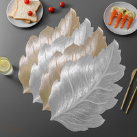 Style nordique feuille d'érable décoratif maison caboteur PVC tapis de Table isolation thermique anti-dérapant étanche napperon