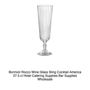 200 Vasos de Cóctel Sling 27.5 cl A 20.6 cm Ø 6.6 cm America' Bormioli Rocco - Product Image 2