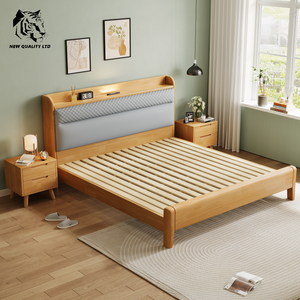 เตียงหนังดีไซน์ใหม่ล่าสุด ขนาด 1.8 ม. รุ่นคิงไซส์ ผลิตจากไม้  รับผลิตตามแบบ  โลโก้สั่งทำได้  ราคาโรงงานดีที่สุด  มีสินค้าพร้อมส่งจำนวนมาก เป็นมิตรต่อสิ่งแวดล้อม  เฟอร์นิเจอร์ห้องนอน - Product Image 3