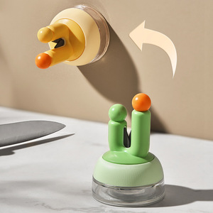 Cactus Suction Cup <b>Knife</b> <b>Sharpener</b> Multi Grit Abs Material Manual Household Kitchen Tool For <b>Knives</b> And Scissors - Product Image 4
