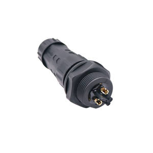 6pin Type de soudure connecteur de montage de panneau arrière IP67 circulaire en plastique mâle <span class=keywords><strong>femelle</strong></span> carlin Led pilote d'éclairage au projet de panneau - Product Image 4