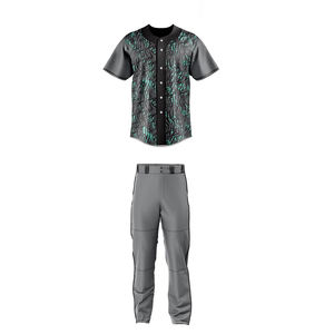 Uniformes de Béisbol y Sóftbol Personalizados, Conjuntos de Camiseta y Pantalones Transpirables de Alta Calidad para Equipos Adultos, Sublimación en Poliéster/Algodón - Product Image 1