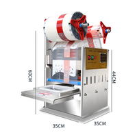 Machine de scellage de gobelets à grande vitesse, machine de scellage de gobelets en plastique et en papier, machine de scellage de gobelets à bulles de thé, machine de scellage automatique de barquettes de nouilles instantanées