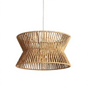 Custom OEM ODM <strong>Seagrass</strong> Lampshade Handmade Natural Woven Ceiling <strong>Light</strong> <strong>Shade</strong> Manufacturer - Product Image 1