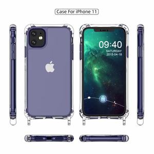 Nouvelle <span class=keywords><strong>Coque</strong></span> de Téléphone Personnalisée avec Cordon Bandoulière Perles et Étui Transparent Vierge pour <span class=keywords><strong>iPhone</strong></span> 17 16 15 14 13 12 <span class=keywords><strong>11</strong></span> Pro Max - Product Image 2