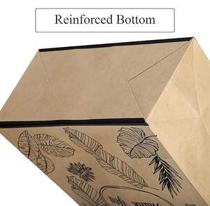 Bruine <span class=keywords><strong>kraft</strong></span> papieren tas op maat, hoogwaardig, met handvat, groothandel, winkel tas voor bedrijven, <span class=keywords><strong>kraft</strong></span> papieren tas - Product Image 4