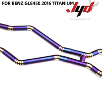 Système d'échappement Valvetronic en titane avec tube intermédiaire en X et tube avant pour Mercedes-Benz GLE43 AMG GLE450 GLE400 C292 W166