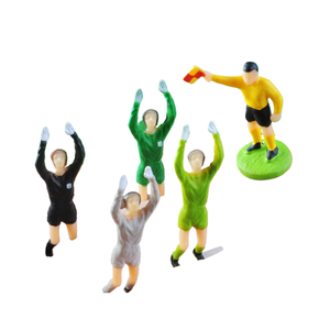 โมเดลจำลองนักฟุตบอลขนาด 1:50  แบบจำลองนักกีฬา  งานฝีมือ  ฟิกเกอร์สีสันสดใส  ฉากจำลอง - Product Image 1