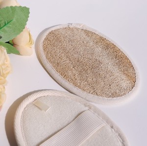 Éponge de bain naturelle coréenne Luffa, brosse exfoliante pour le corps, brosse écologique, tampon comprimé, marque privée, nature, <span class=keywords><strong>Loofa</strong></span> - Product Image 6