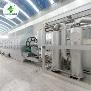 Huayin automatic used tyre pyrolysis plant pyrolysis machine for petrol