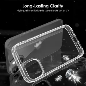 Crystal Clear Hybrid Mobile Shockproof Cell Phone Back Cover For Samsung GALAXY Case