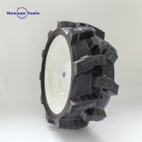 6.00-10 pneu en caoutchouc solide agricole pour Micro labour Machine balayeuse à neige tondeuse à gazon roue arrière tracteur pneu tracteur agricole