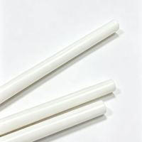 Barre en PTFE blanc vierge 100% de qualité alimentaire, sur mesure, haute température 260°C, usinée pour pompe à vanne chimique