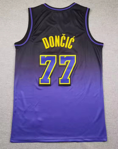 2025 Heren Nieuwe 77 Luka Doncic Geborduurde Groothandel Goedkope Hot Selling Direct Verzendbare Basketbal Jersey - Product Image 5