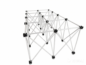 Table de travail télescopique en alliage d'<span class=keywords><strong>aluminium</strong></span> à 15 pieds, capacité 1800 kg, plateforme portable OEM - Product Image 1