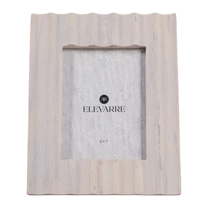 Cornice Portafoto in Marmo ELEVARRE 5x7 Pollici, Cornice Decorativa per Esposizione su Tavolo o Mensola - Product Image 1