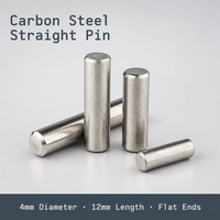 Goupille cylindrique droite en acier au carbone Tengri 4 mm x 12 mm – Fixation industrielle OEM en gros pour projets et approvisionnement en vrac