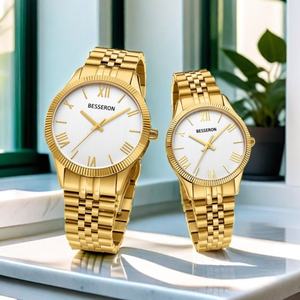 Hot Sales Couple Luxury <b>Watch</b> High Quality Women's and <b>Men's</b> <b>Watch</b> Set <b>Waterproof</b> Stainless Steel Ladies <b>Man</b> Wrist <b>Watches</b> - Product Image 3