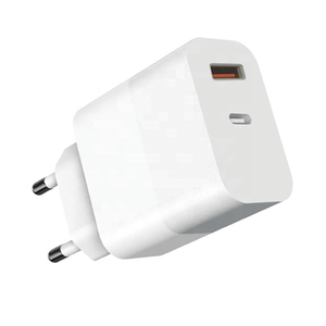 Быстрое зарядное устройство 20W/25W с патентом на технологию и сертификацией, белое, для телефонов серий 16/17, 9V/2A, стандарт ЕС/США, заводская цена - Product Image 1