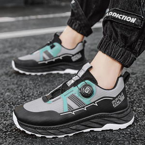 Chaussures pour hommes - respirantes, polyvalentes, adaptées au sport, à la course et à un usage quotidien, anti-odeur, amortissantes, avec boutons rotatifs - Product Image 5