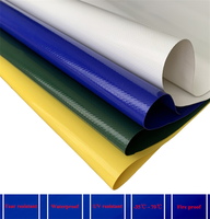 Bâche en PVC enduit vinyle imperméable 650g/m² 1000D en rouleau pour tente, fabrication usine