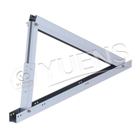 Rail en aluminium de 300 mm de longueur pour système de montage de panneaux solaires, prix d'usine Yuens