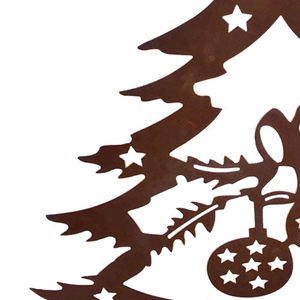 Décorations extérieures en acier corten de décoration de jardin animal de Noël pour intérieur et extérieur - Product Image 2